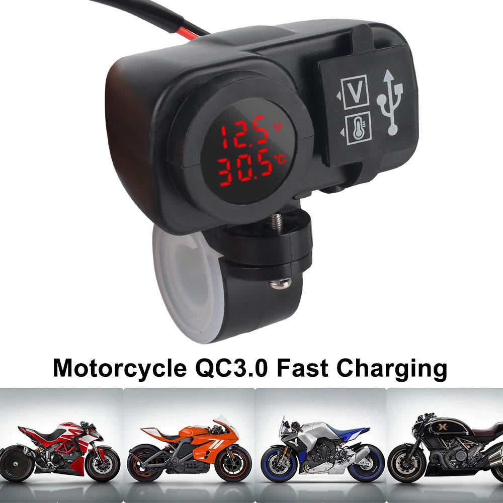 Цифровой дисплей Мотоцикл QC3.0 PD зарядное гнездо Вольтметр Термометр Зарядное устройство Вилка Аксессуары USB Type-C Быстрая зарядка Mirror Seat жёлтый
Цифровой дисплей Мотоцикл QC3.0 PD зарядное гнездо Вольтметр Термометр Зарядное устройство Вилка Аксессуары USB Type-C Быстрая зарядка Mirror Seat жёлтый