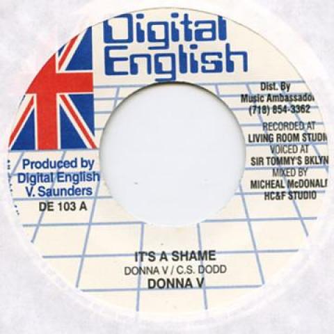 7-дюймовая пластинка DONNA V - It s A Shame DE103 Цифровая Английский 1998 США Регги, Ска и Даб Б/У
7-дюймовая пластинка DONNA V - It s A Shame DE103 Цифровая Английский 1998 США Регги, Ска и Даб Б/У