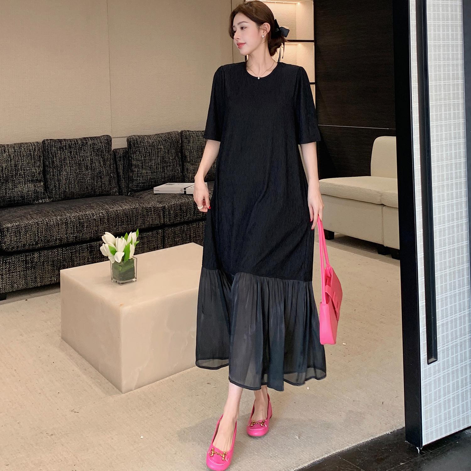 DIMANAF 2025 Summer Plus Size Dress Women Casual Vintage Short Sleeve Solid Long Pleated Dress Loose Basic Dress 3XL чёрный
DIMANAF 2025 Summer Plus Size Dress Women Casual Vintage Short Sleeve Solid Long Pleated Dress Loose Basic Dress 3XL чёрный