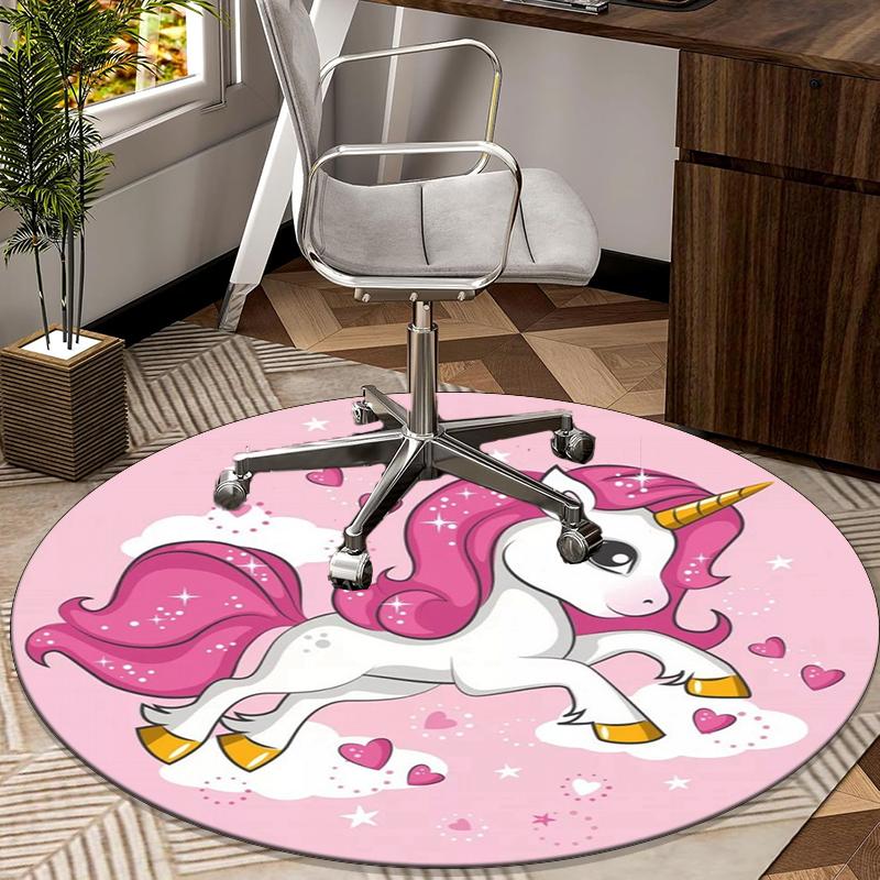Unicorns In A Magical Garden. round carpet Chair cushion Round Entryway Rug, Soft Round Rugs for Living Room, Bedroom, Circle Carpet decor gifts Diameter 60cm
Unicorns In A Magical Garden. round carpet Chair cushion Round Entryway Rug, Soft Round Rugs for Living Room, Bedroom, Circle Carpet decor gifts Diameter 60cm