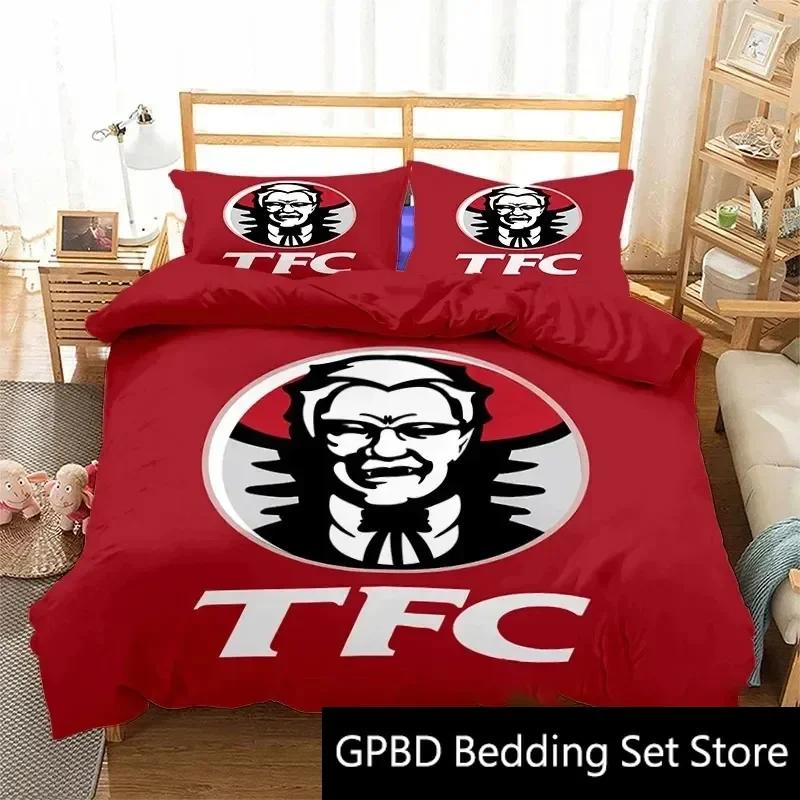3D Print Food KFC Logo Bedding Set Double Twin King Duvet Cover Comforter Pillowcase Boys Girls Adults Bedroom EU Single 135x200cm
3D Print Food KFC Logo Bedding Set Double Twin King Duvet Cover Comforter Pillowcase Boys Girls Adults Bedroom EU Single 135x200cm