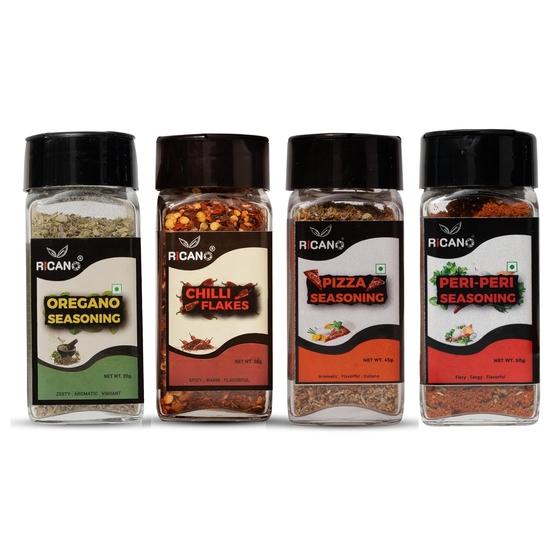 Ricano | Орегано, Хлопья чили, Пери-пери, Приправа для пиццы | Набор специй 4 разных вкуса | Идеально для пасты, пиццы, закусок | 20г-35г-45г-50г
Ricano | Орегано, Хлопья чили, Пери-пери, Приправа для пиццы | Набор специй 4 разных вкуса | Идеально для пасты, пиццы, закусок | 20г-35г-45г-50г