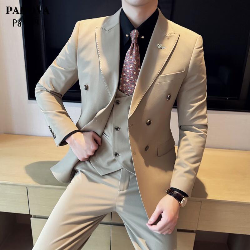 Patova Men s Slim Fit Double-Breasted Suit Jacket 32
Patova Men s Slim Fit Double-Breasted Suit Jacket 32