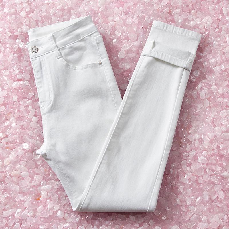 Plus-Size High-Waisted Women s Pencil Jeans - Korean Style Slim Fit Denim in Blue, Gray, Black, White - Flattering Skinny Student Long Pants. 27
Plus-Size High-Waisted Women s Pencil Jeans - Korean Style Slim Fit Denim in Blue, Gray, Black, White - Flattering Skinny Student Long Pants. 27