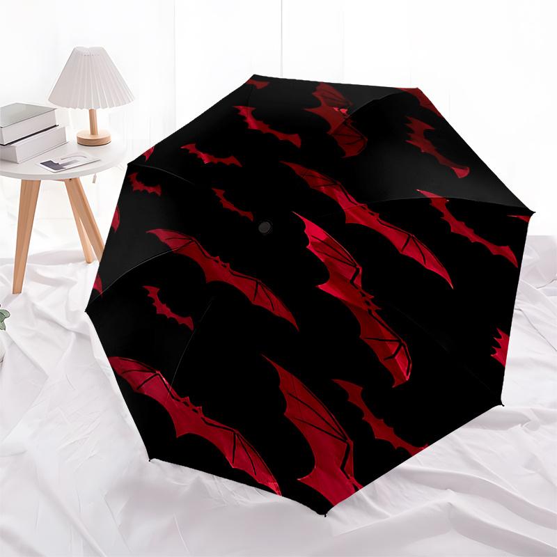 Red Bat Print Automatic Opening/Closing Umbrella with Foldable Design and Iron Frame - Perfect for Outdoor Use, Festive Gifts, Travel, Daily
Red Bat Print Automatic Opening/Closing Umbrella with Foldable Design and Iron Frame - Perfect for Outdoor Use, Festive Gifts, Travel, Daily