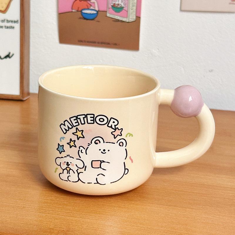 Cute line puppy birthday water cup souvenir mug office ceramic cup with lid coffee couple cup 301-400ml
Cute line puppy birthday water cup souvenir mug office ceramic cup with lid coffee couple cup 301-400ml