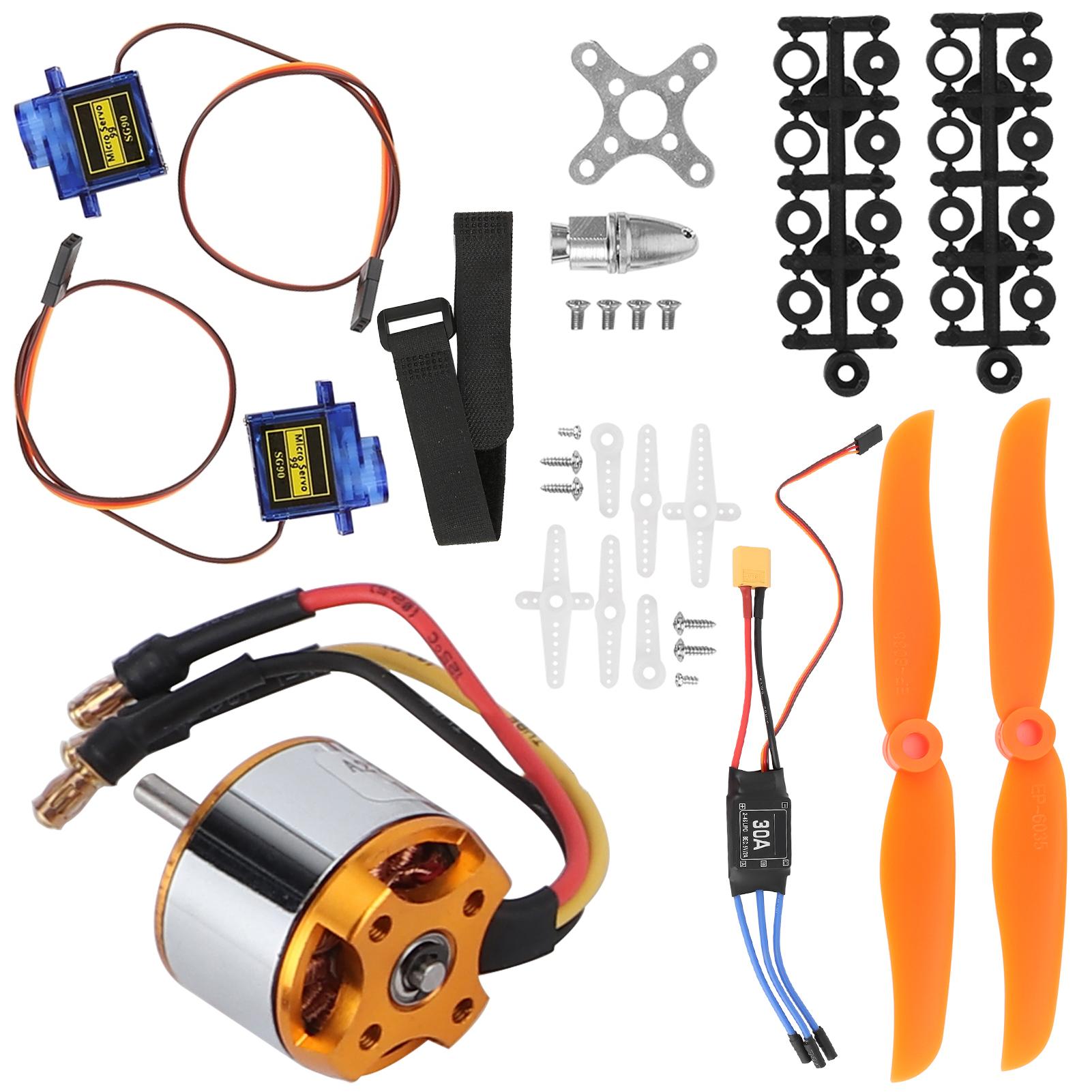 2212 1400KV Motor 8060 Propeller 9G Servo 30A XT60 ESC Kit for Remote Control Helicopter
2212 1400KV Motor 8060 Propeller 9G Servo 30A XT60 ESC Kit for Remote Control Helicopter
