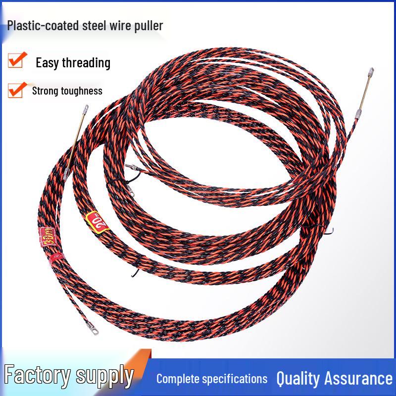 Triple-Strand Plastic-Steel Electrician Wire Puller with Flat Head for Wall Lead-Ins 10m three-strand flat head
Triple-Strand Plastic-Steel Electrician Wire Puller with Flat Head for Wall Lead-Ins 10m three-strand flat head