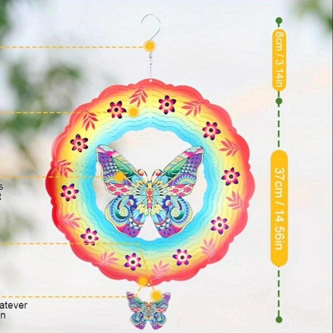 Яркий 3D металлический ветряк «Бабочка» – 12-дюймовая подвесная скульптура из нержавеющей стали для декора сада и патио, элегантный дизайн лазерной резки 01A
Яркий 3D металлический ветряк «Бабочка» – 12-дюймовая подвесная скульптура из нержавеющей стали для декора сада и патио, элегантный дизайн лазерной резки 01A