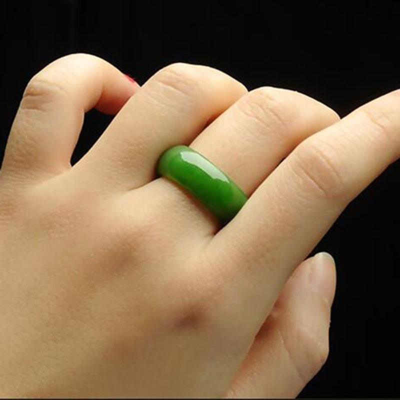 Unisex Jade Pendant Ring in Vibrant Green Model 15-16
Unisex Jade Pendant Ring in Vibrant Green Model 15-16