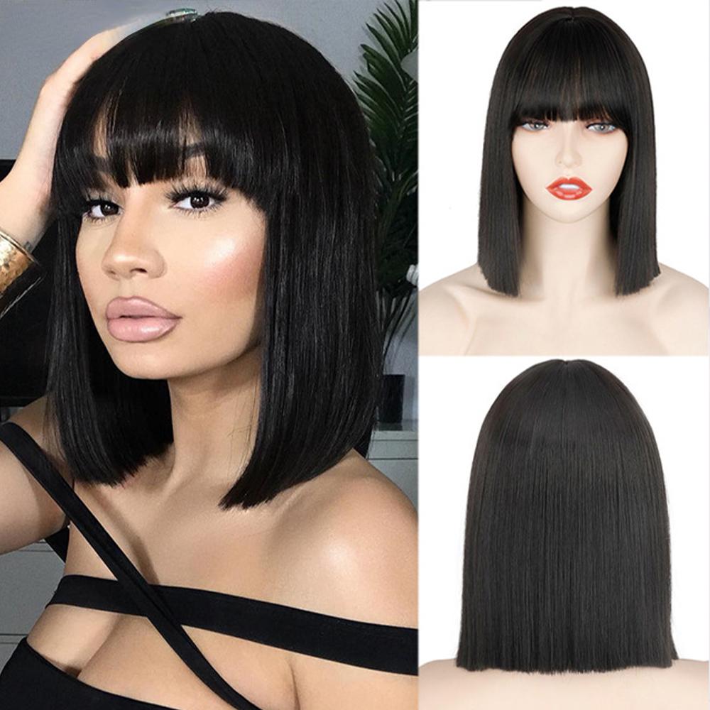 MISS WIG Короткие синтетические парики с челкой для женщин, парики блондинки, черного, синего цвета из натуральных волос для Лолиты, косплея, вечеринки, повседневного использования 12inches
MISS WIG Короткие синтетические парики с челкой для женщин, парики блондинки, черного, синего цвета из натуральных волос для Лолиты, косплея, вечеринки, повседневного использования 12inches