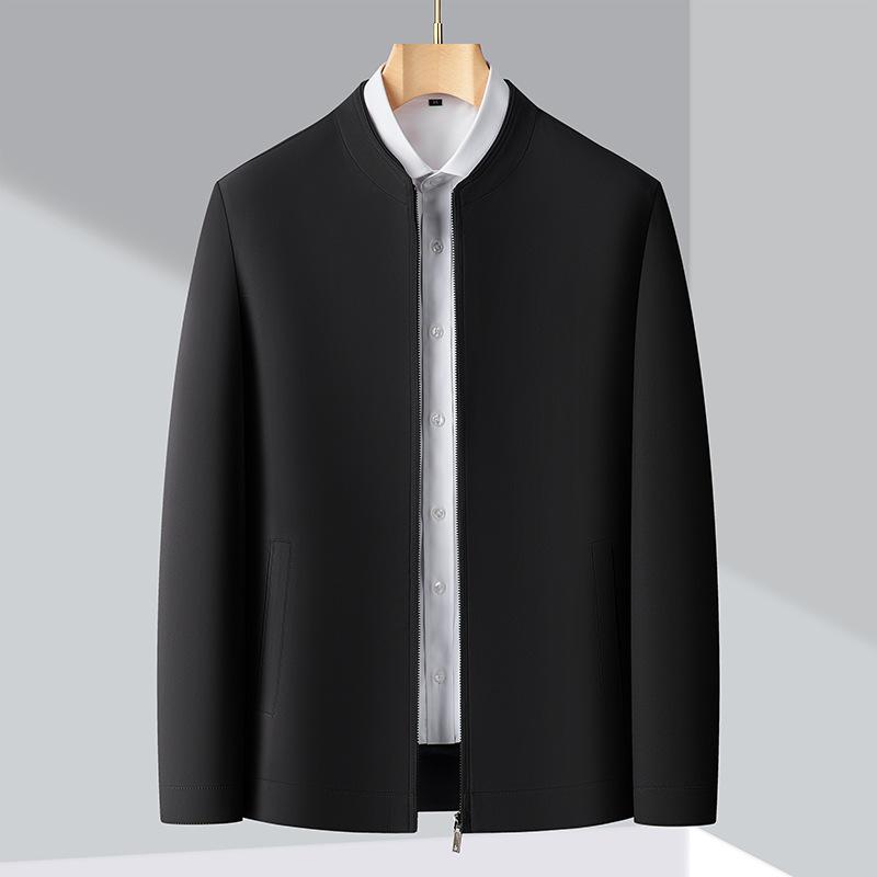 Spring and Autumn New Style Mulberry Silk Men s Jacket Large Size Lapel Business Casual Non-iron Daddy Top Jacket 205
Spring and Autumn New Style Mulberry Silk Men s Jacket Large Size Lapel Business Casual Non-iron Daddy Top Jacket 205