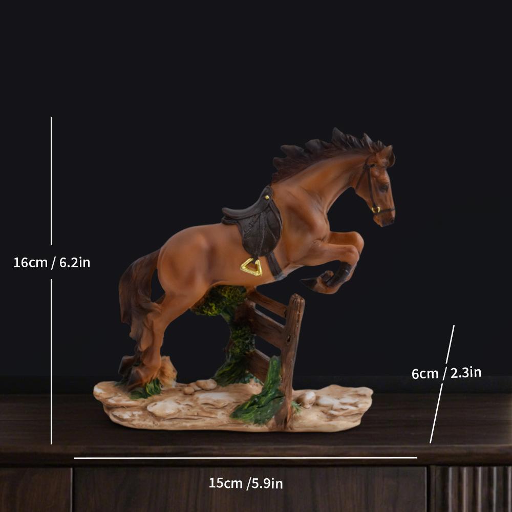 European-style Resin Running Horse Figurine Abstract Art Animal Sculpture Living Room or Office Desktop Horse Decoration Gift
European-style Resin Running Horse Figurine Abstract Art Animal Sculpture Living Room or Office Desktop Horse Decoration Gift
