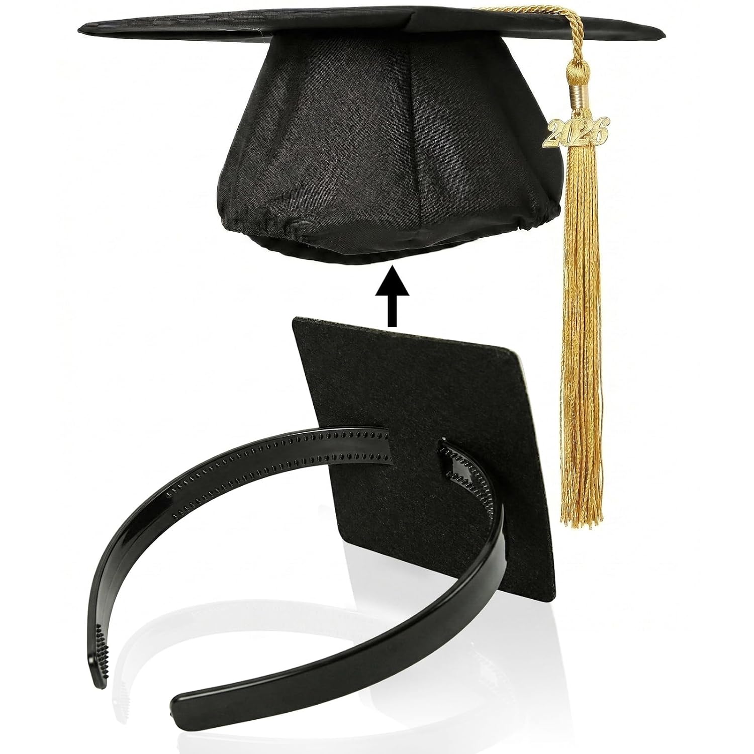Graduation cap headband, a sturdy and shockproof headband for graduation caps, suitable for graduates and students 1pcs чёрный
Graduation cap headband, a sturdy and shockproof headband for graduation caps, suitable for graduates and students 1pcs чёрный