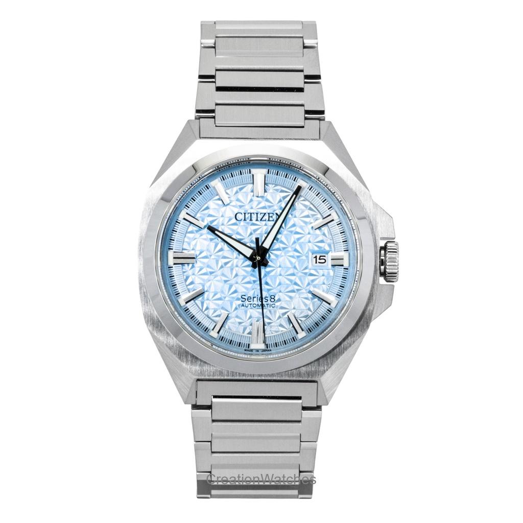 Citizen Series 8 Limited Edition Stainless Steel Light Blue Automatic NB6051-59L 100M Men s Watch
Citizen Series 8 Limited Edition Stainless Steel Light Blue Automatic NB6051-59L 100M Men s Watch