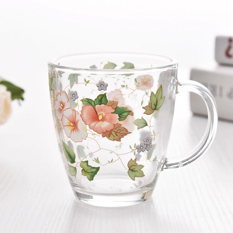 Кружка из закаленного стекла с цветочным принтом 360 мл - Микроволновая, термостойкая, утолщенная стеклянная чашка для кофе, чая, молока, сока, овсянки на завтрак, 1 шт.
Кружка из закаленного стекла с цветочным принтом 360 мл - Микроволновая, термостойкая, утолщенная стеклянная чашка для кофе, чая, молока, сока, овсянки на завтрак, 1 шт.