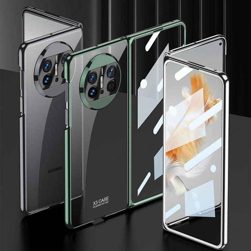 GKK For Huawei Mate X3 5G Electroplating PC Phone Case Precise Cutout Anti-Scratch Cover with Tempered Glass Film Black
GKK For Huawei Mate X3 5G Electroplating PC Phone Case Precise Cutout Anti-Scratch Cover with Tempered Glass Film Black