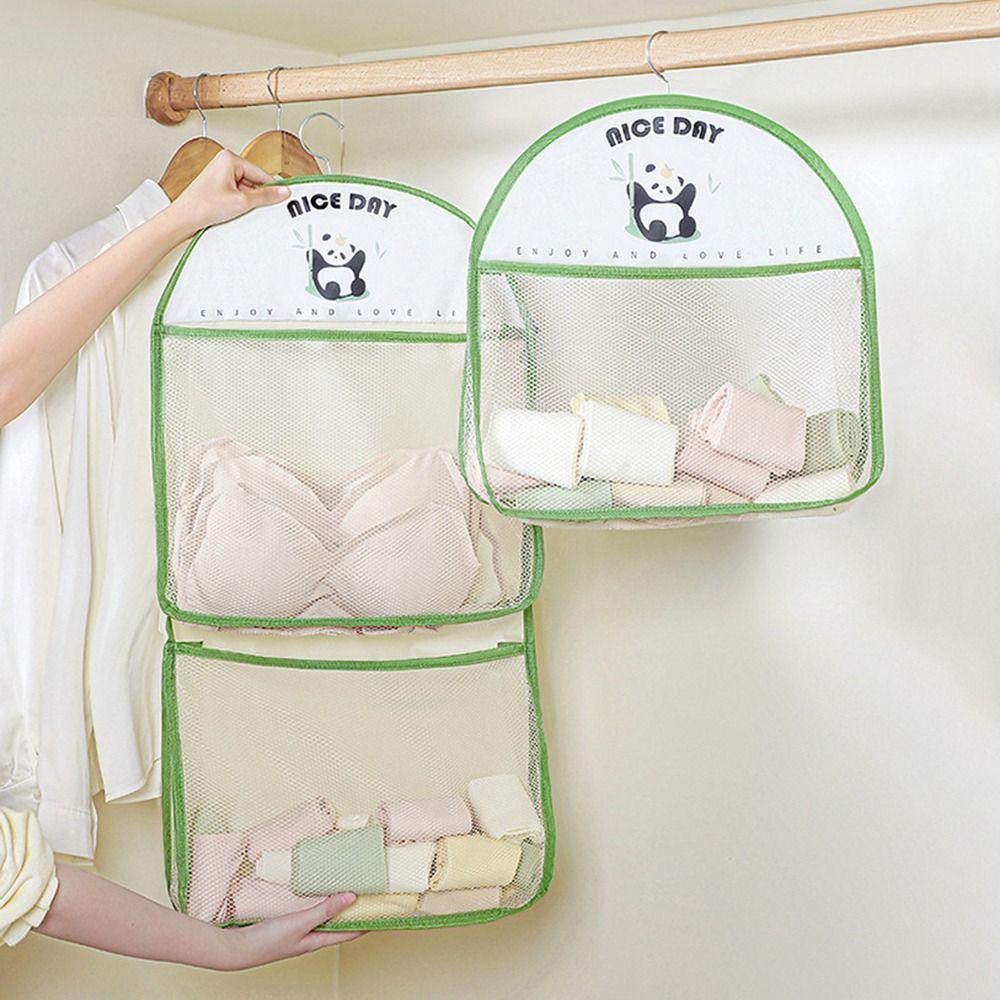 Large Capacity Underwear Storage Mesh Bag Reusable Hanging Mesh Bag for Socks Brown-1layer
Large Capacity Underwear Storage Mesh Bag Reusable Hanging Mesh Bag for Socks Brown-1layer
