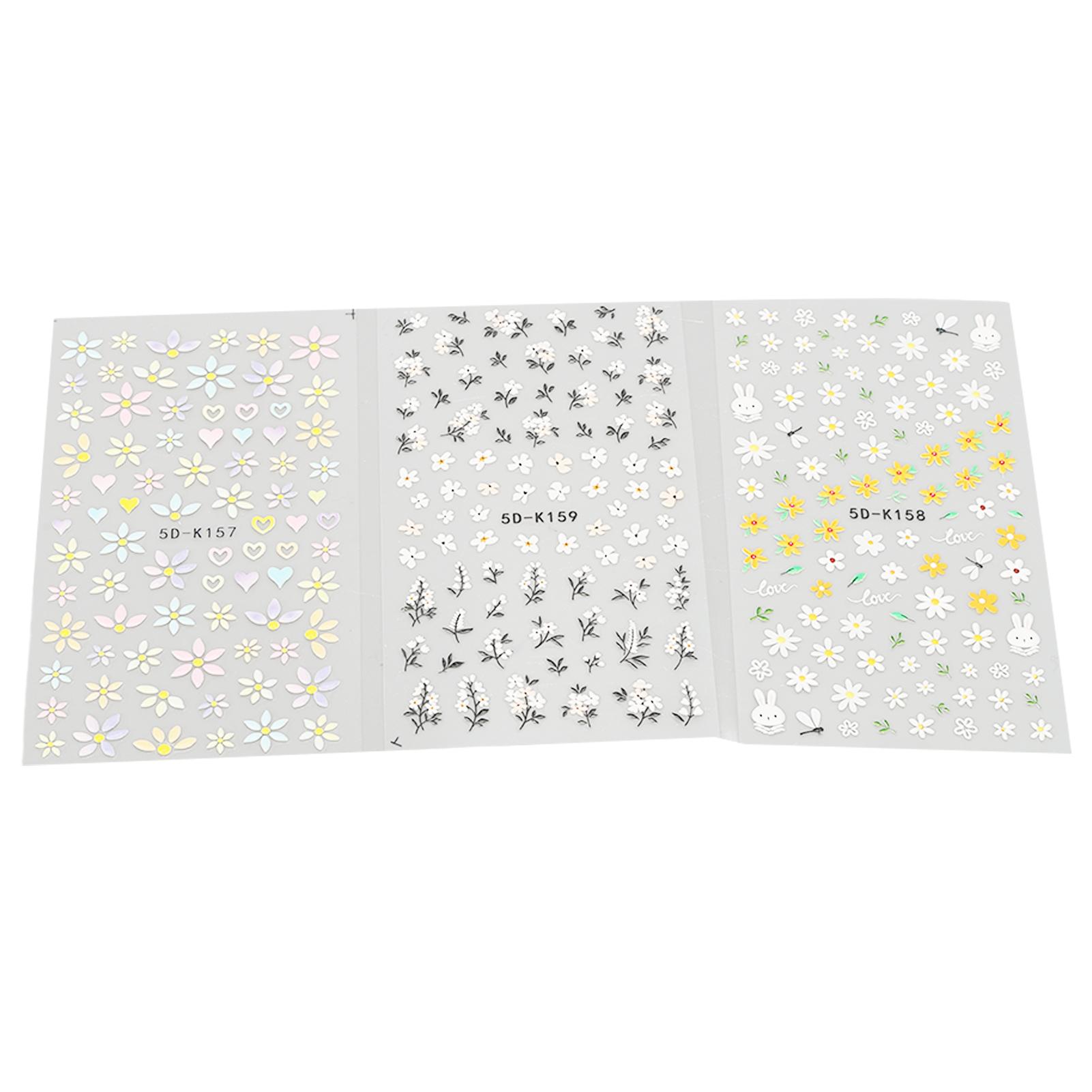 3PCS Nail Art Sticker Self Adhesive Spring Flower Long Lasting Decorative Nail Sticker for DIY
3PCS Nail Art Sticker Self Adhesive Spring Flower Long Lasting Decorative Nail Sticker for DIY