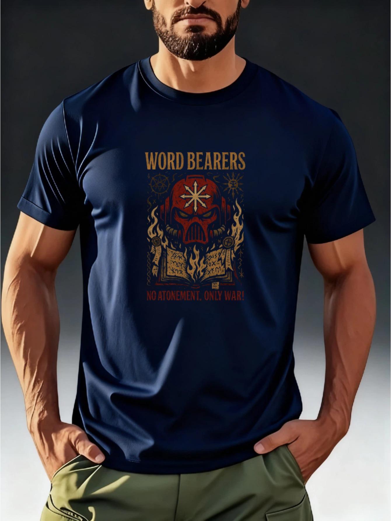 Men s Short Sleeve T-Shirt WORD BEARERS Themed Print XXL
Men s Short Sleeve T-Shirt WORD BEARERS Themed Print XXL