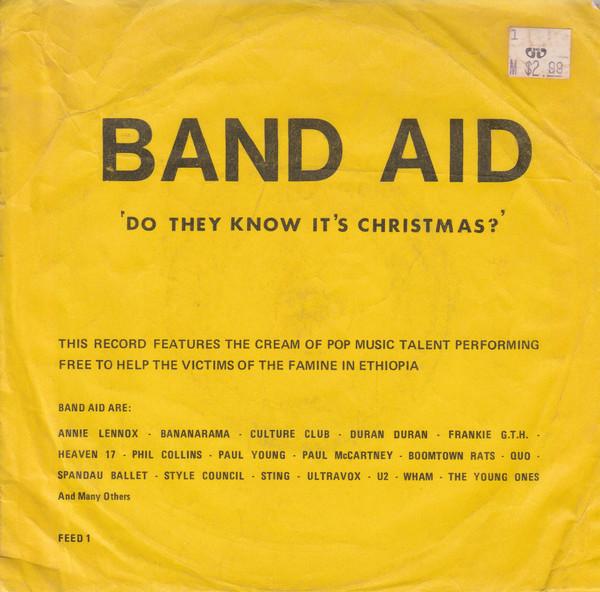 7inch Record BAND AID - Do They Know It s Christmas FEED1 Mercury 1984 New Zealan Pop Used
7inch Record BAND AID - Do They Know It s Christmas FEED1 Mercury 1984 New Zealan Pop Used