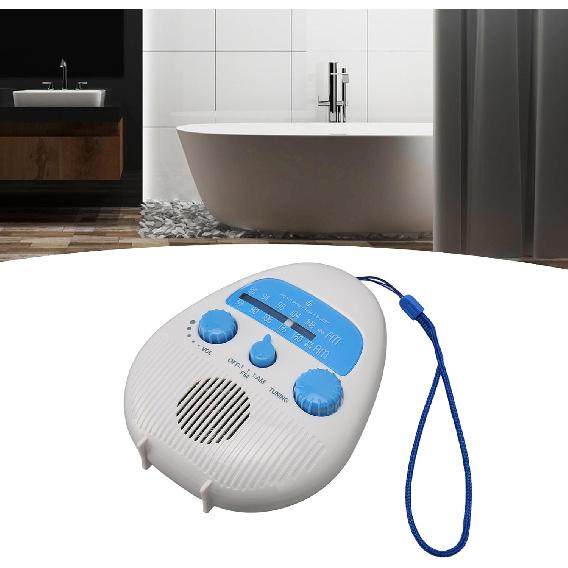 Shower Radio, AM FM Radio, Portable ABS Bathroom Radio Built in Speaker Battery Operated Shower Radio
Shower Radio, AM FM Radio, Portable ABS Bathroom Radio Built in Speaker Battery Operated Shower Radio