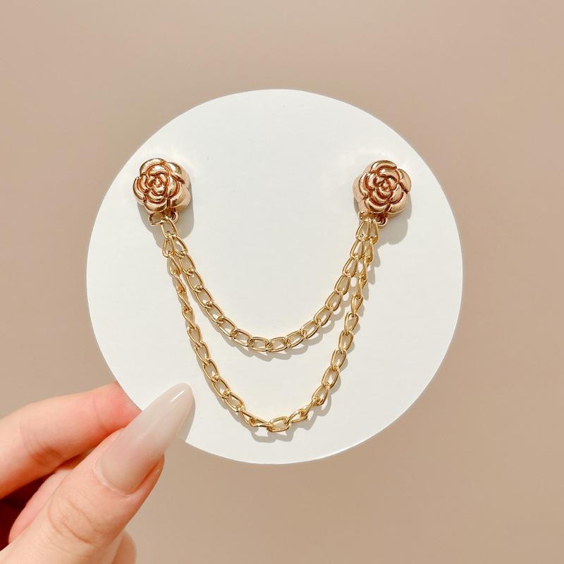 Fashion Cute Flower Heart Magnetic Clasp Tassel Anklets Trouser Leg Fixing Clip for Women Garment Regulator Accessories Jewelry
Fashion Cute Flower Heart Magnetic Clasp Tassel Anklets Trouser Leg Fixing Clip for Women Garment Regulator Accessories Jewelry