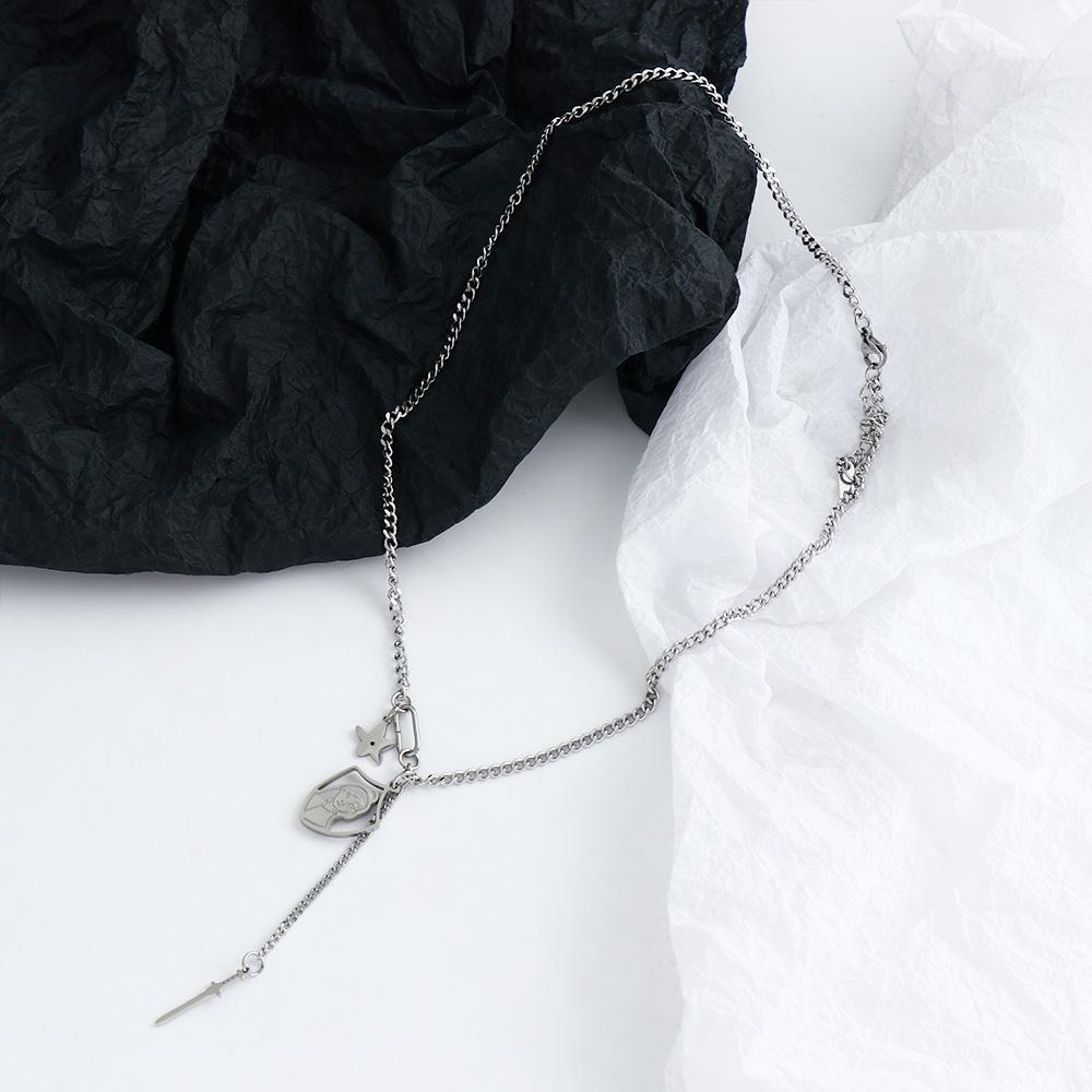Portrait Pendant Star Hua Mulan Necklace Women Sweater Chain Korean Style Necklace Clavicle Chain серебряный
Portrait Pendant Star Hua Mulan Necklace Women Sweater Chain Korean Style Necklace Clavicle Chain серебряный
