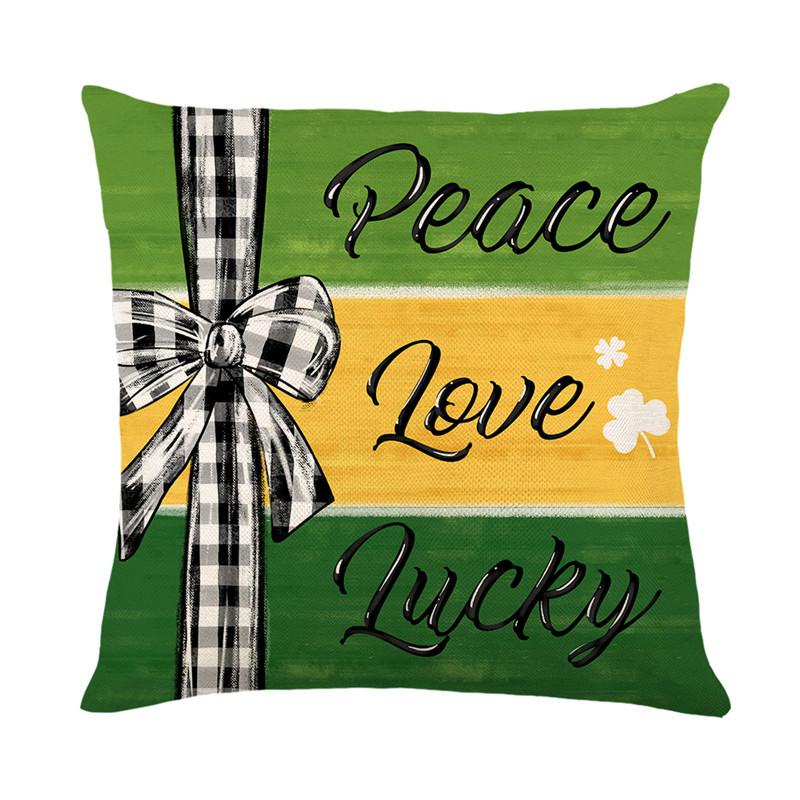 St. Patrick s Day green Printed Pillowcase Cojines Four-Leaf Clover Sofa Decorative Cushion Cover Holiday Decor Pillowcases 2PCS 45x45cm
St. Patrick s Day green Printed Pillowcase Cojines Four-Leaf Clover Sofa Decorative Cushion Cover Holiday Decor Pillowcases 2PCS 45x45cm