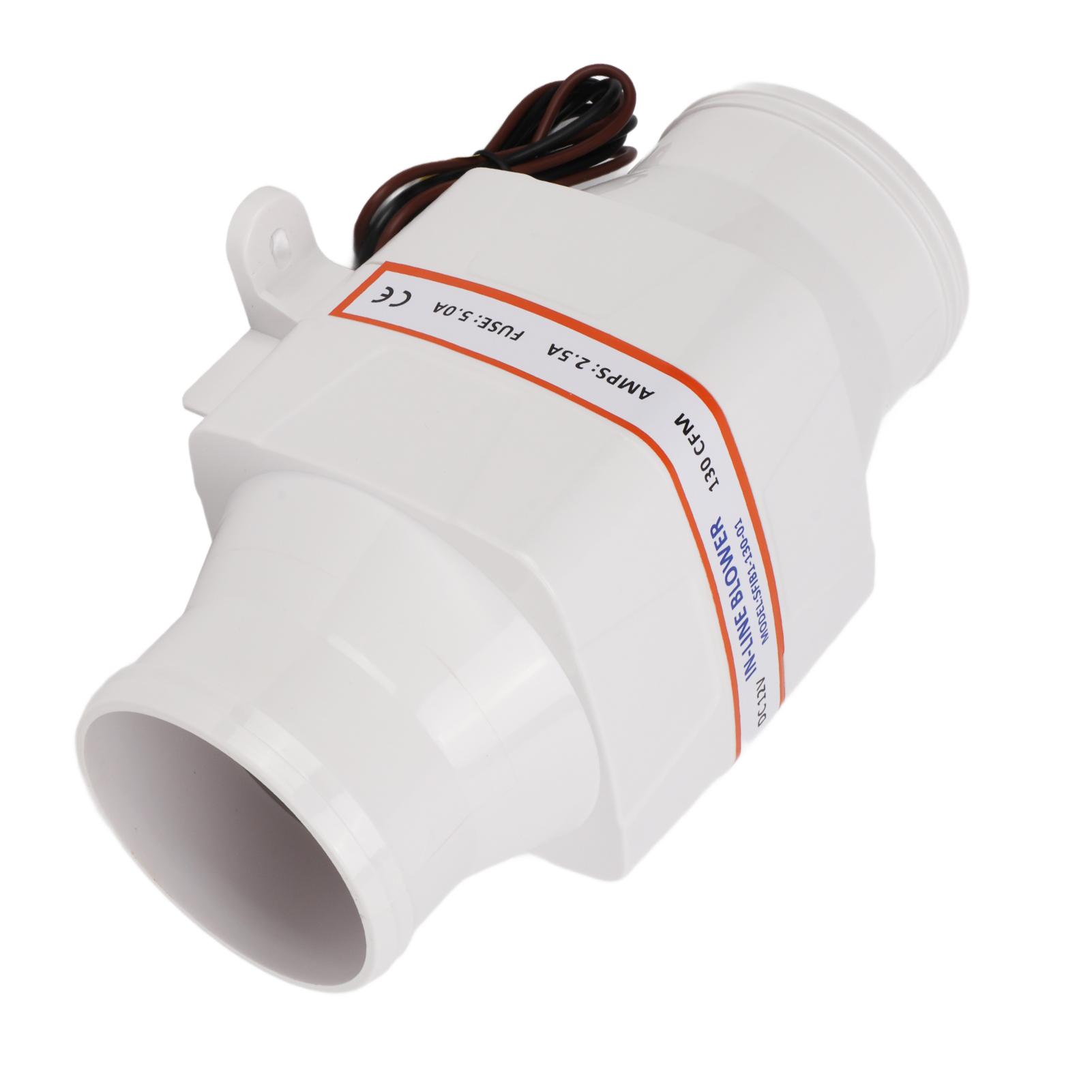 3 Inch 12V 130CFM In Line Blower Electric Waterproof Marine Bilge Air Blower with 4 Blade Fan for Boat Marine
3 Inch 12V 130CFM In Line Blower Electric Waterproof Marine Bilge Air Blower with 4 Blade Fan for Boat Marine