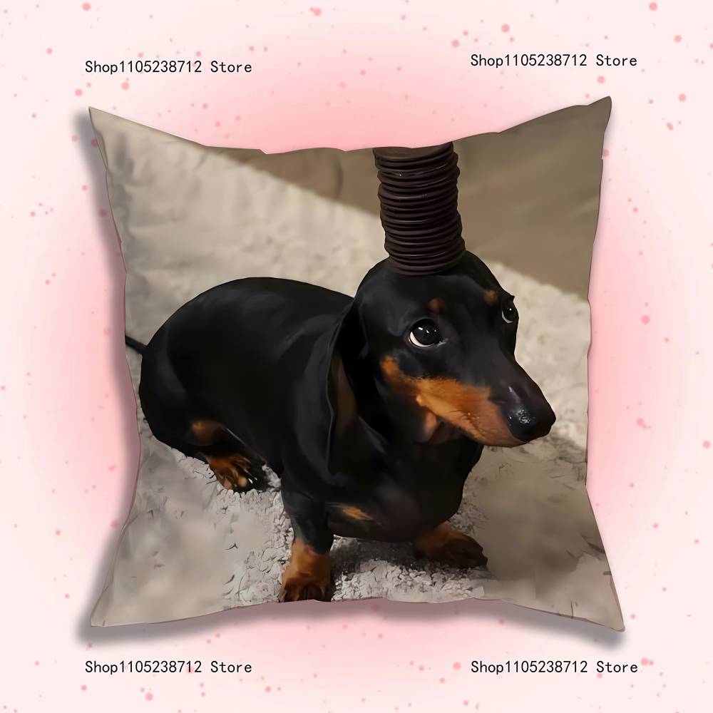 Funny Dachshund Pillow Covers Cartoon Sofa Decorative Home Double-sided Printing Short Plush Cute Cushion Cover 12x12Inch
Funny Dachshund Pillow Covers Cartoon Sofa Decorative Home Double-sided Printing Short Plush Cute Cushion Cover 12x12Inch