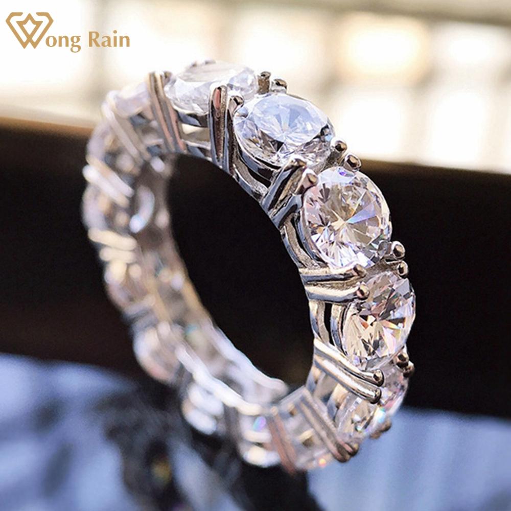 Wong Rain Classic, 100% стерлинговое серебро 925 пробы, 5*5 мм, AAAAA, цирконы, драгоценный камень, кольцо для пары, обручальное кольцо, ювелирные изделия, подарки US 5 белый
Wong Rain Classic, 100% стерлинговое серебро 925 пробы, 5*5 мм, AAAAA, цирконы, драгоценный камень, кольцо для пары, обручальное кольцо, ювелирные изделия, подарки US 5 белый