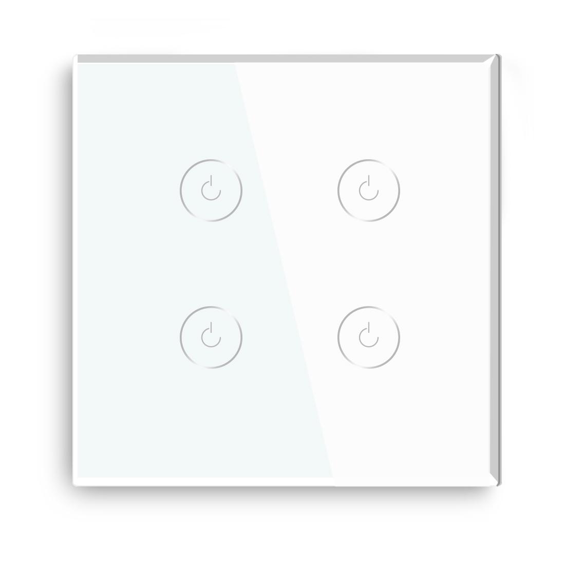BSEED 4 Gang Wifi Light Switch EU Standard Smart Switch Wireless Wifi Switch White Black Golden Colors Work With Tuya EU standard белый
BSEED 4 Gang Wifi Light Switch EU Standard Smart Switch Wireless Wifi Switch White Black Golden Colors Work With Tuya EU standard белый