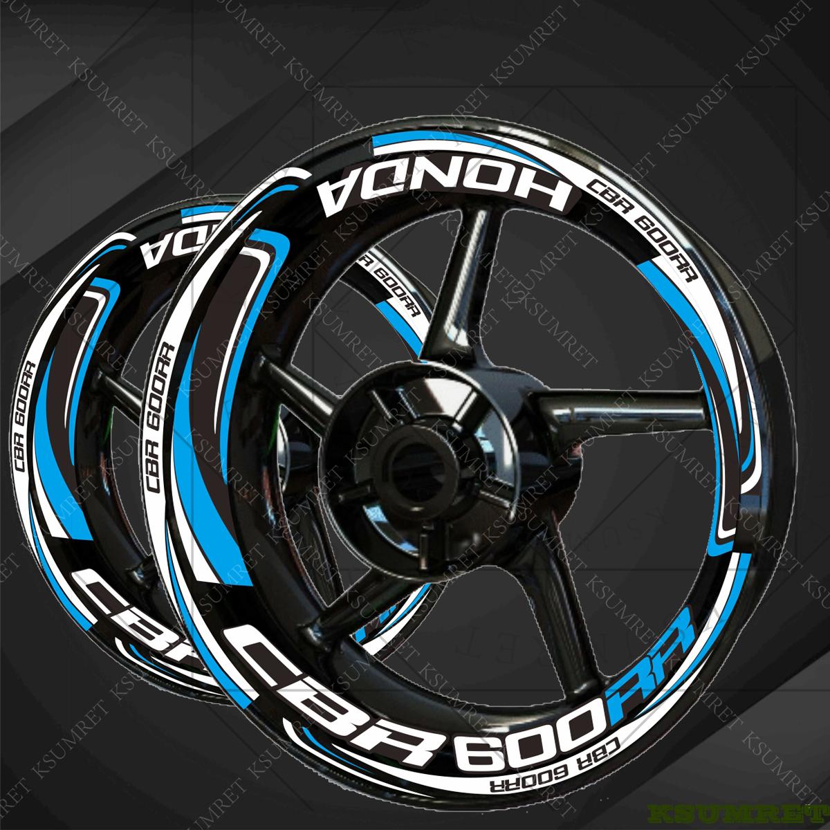 Vinyl HONDA CBR600RR Wheel Motorcycle Stickers Logo Rim Decal Set синій
Vinyl HONDA CBR600RR Wheel Motorcycle Stickers Logo Rim Decal Set синій