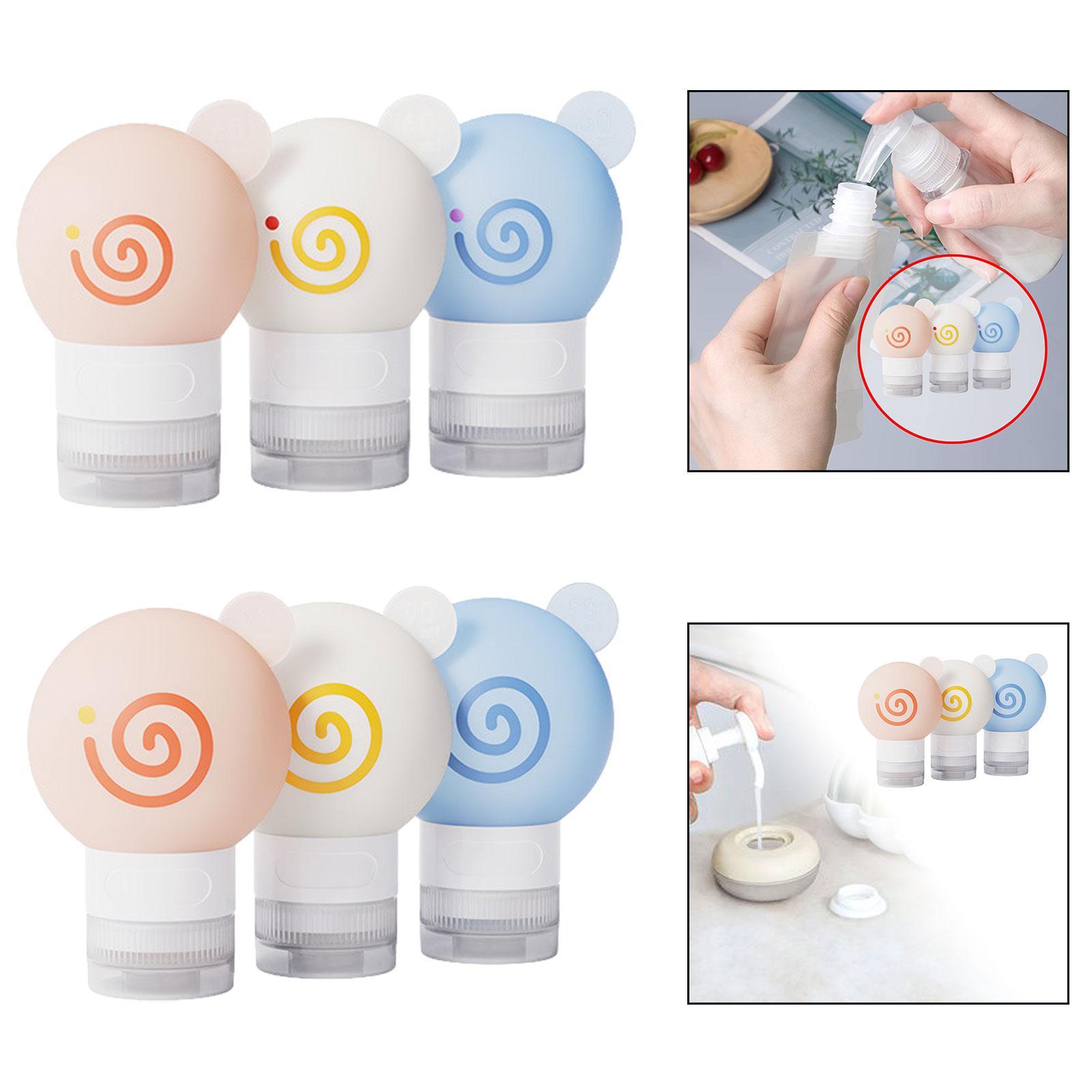 3Pcs Travel Bottles for Toiletries Travel Size Containers Shampoo Dispenser 8cmx5.1cm
3Pcs Travel Bottles for Toiletries Travel Size Containers Shampoo Dispenser 8cmx5.1cm