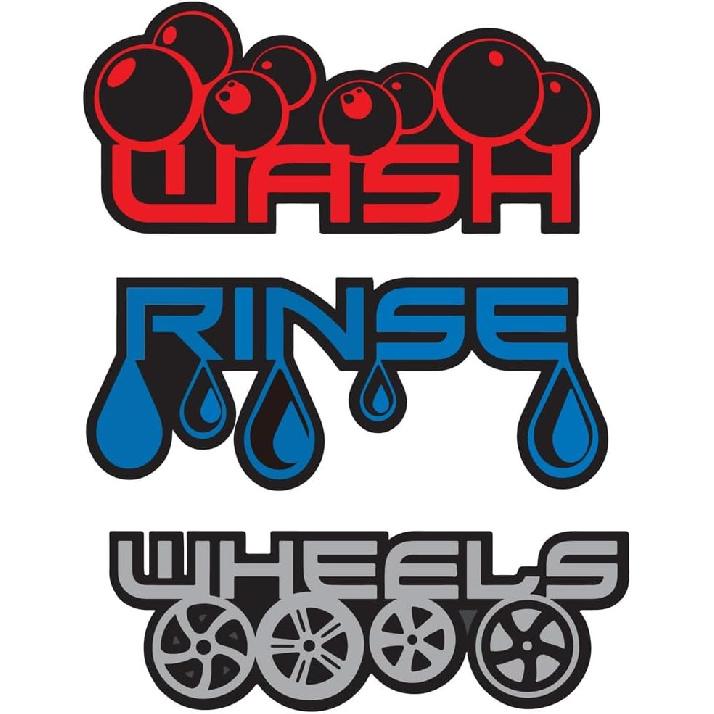 Classic Fashion Car Detailing Wash Rinse & Wheels Vinyl Bucket Stickers Valeting Cleaning Decals Stickers Sunscreen Waterproof 23X23CM(2) 1
Classic Fashion Car Detailing Wash Rinse & Wheels Vinyl Bucket Stickers Valeting Cleaning Decals Stickers Sunscreen Waterproof 23X23CM(2) 1