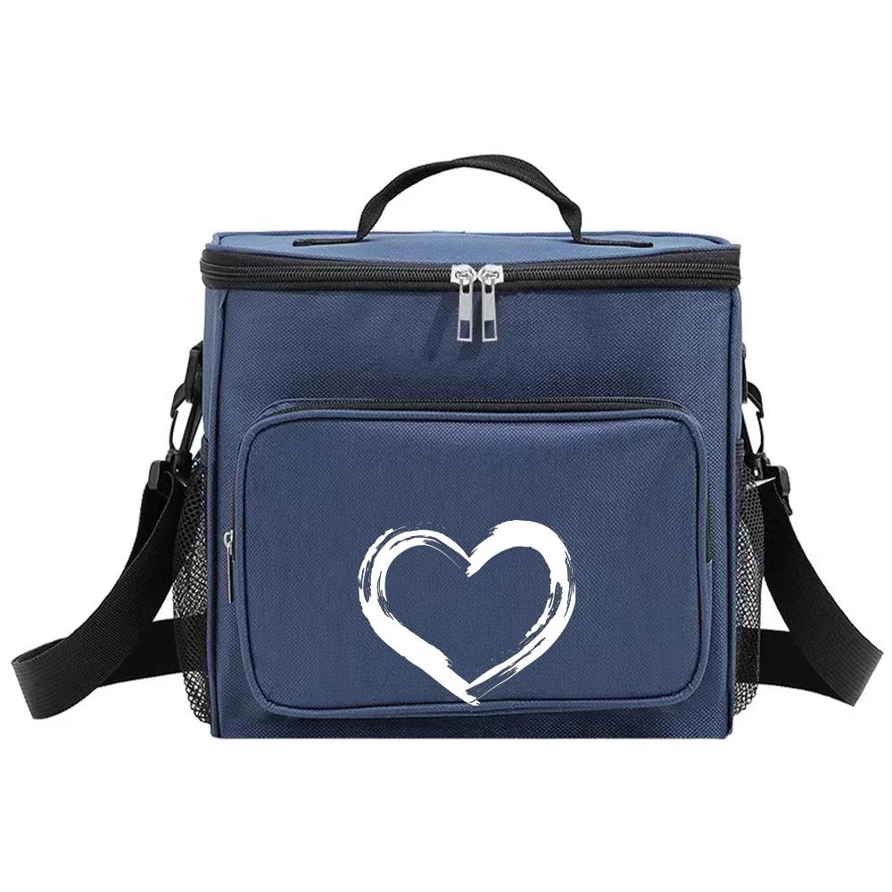 Thermal Organizer Handbag Insulated Lunch Bags Cooler Box for Student Portable Waterproof Camping Storage Boxes Love Printing
Thermal Organizer Handbag Insulated Lunch Bags Cooler Box for Student Portable Waterproof Camping Storage Boxes Love Printing