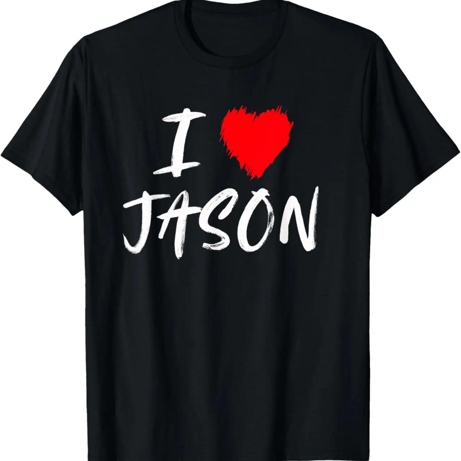 I Love Jason Husband Son Dad Uncle Boyfriend Valentine T-Shirt XXXXXL чорний
I Love Jason Husband Son Dad Uncle Boyfriend Valentine T-Shirt XXXXXL чорний