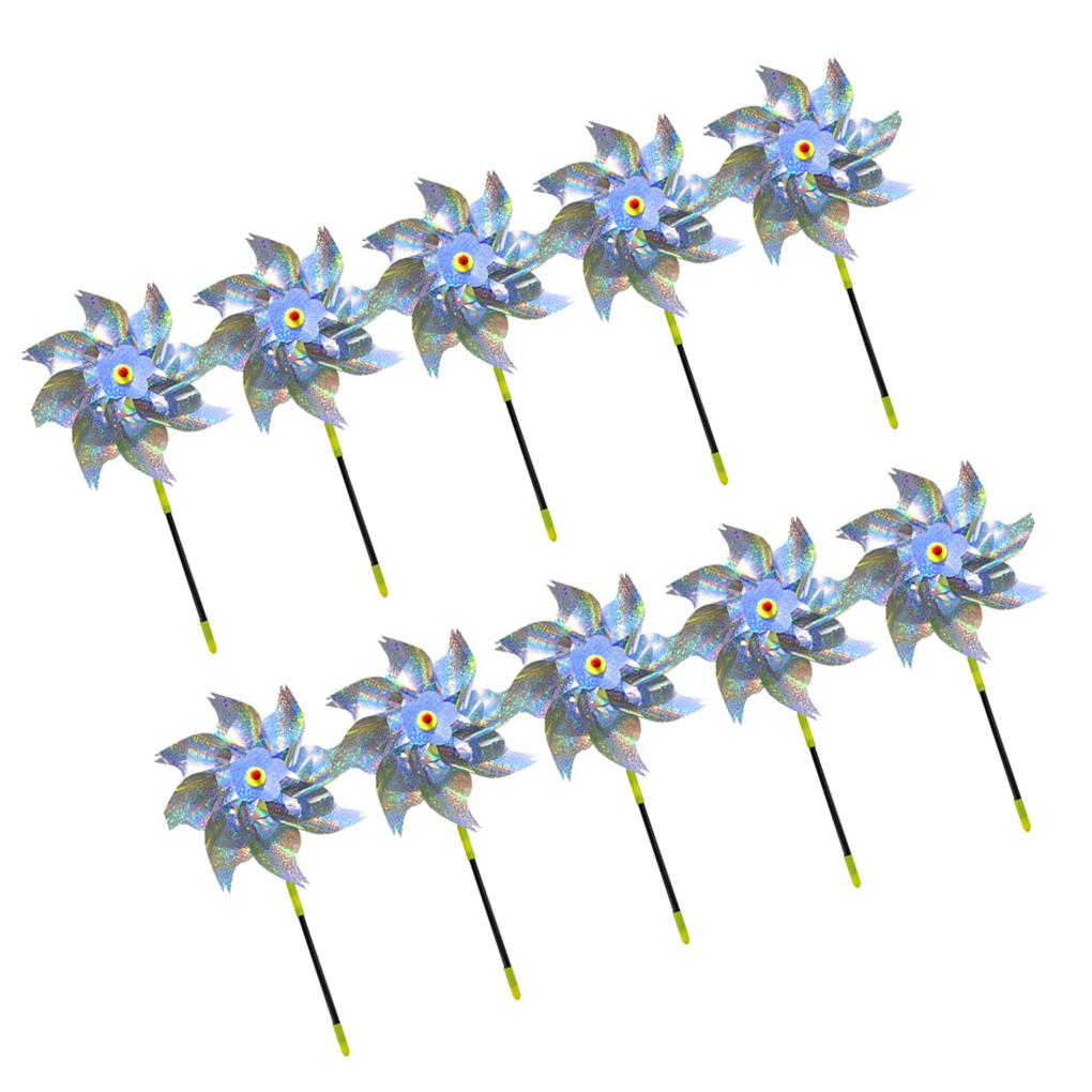 10pcs PVC Scaring Birds Away - Environmentally Friendly Bird Repellent Windmills For Effective
10pcs PVC Scaring Birds Away - Environmentally Friendly Bird Repellent Windmills For Effective