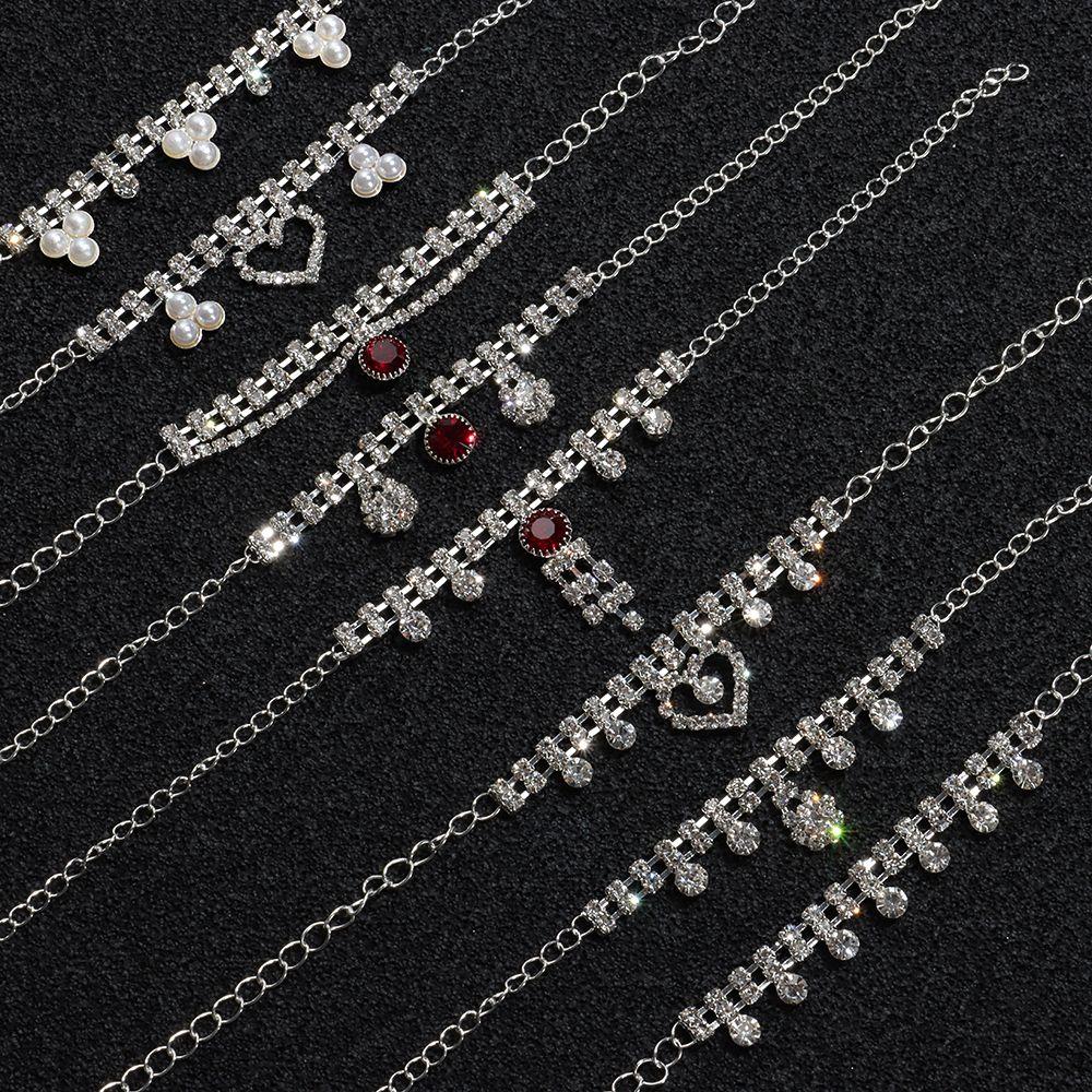 Свадебная вечеринка Bling Модные украшения для ног Регулируемая цепочка для ног с бриллиантами
Свадебная вечеринка Bling Модные украшения для ног Регулируемая цепочка для ног с бриллиантами