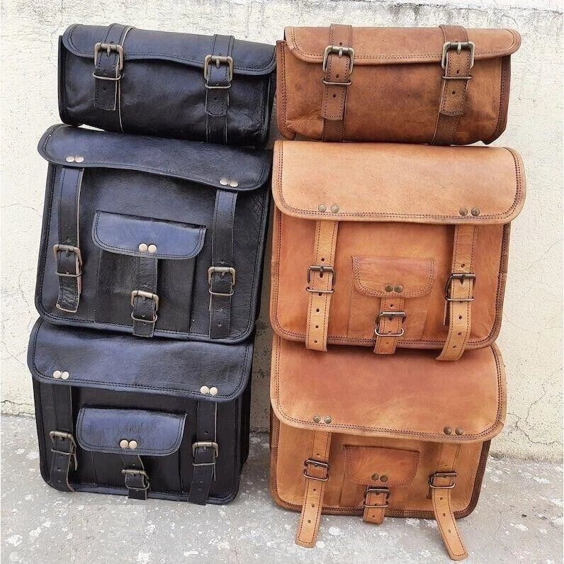 6 СУМОК Седельные сумки Черные или Коричневые Мотоциклетные Сумки Кожаные Три Сумки Кофры Седло 6 Bag
6 СУМОК Седельные сумки Черные или Коричневые Мотоциклетные Сумки Кожаные Три Сумки Кофры Седло 6 Bag