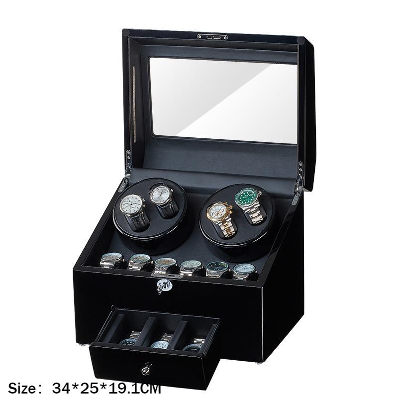 Device Rotating Watch Winders Watchmaker Watch Winder Large Capacity Wrist Watches Winding Machine Clock Time Organizer Boxes чорний
Device Rotating Watch Winders Watchmaker Watch Winder Large Capacity Wrist Watches Winding Machine Clock Time Organizer Boxes чорний