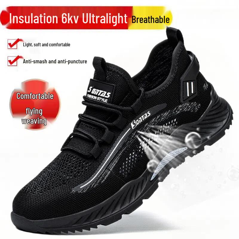 Men s Breathable Steel Toe Work Shoes - Anti-Smash, Anti-Puncture, Lightweight, Soft Sole, Wear-Resistant for Construction Sites
Men s Breathable Steel Toe Work Shoes - Anti-Smash, Anti-Puncture, Lightweight, Soft Sole, Wear-Resistant for Construction Sites
