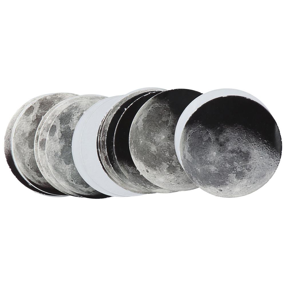 225pcs Moon Phase Stickers Black Stickers White PVC Washi Stickers Scrapbooks Stickers DIY 3cm
225pcs Moon Phase Stickers Black Stickers White PVC Washi Stickers Scrapbooks Stickers DIY 3cm
