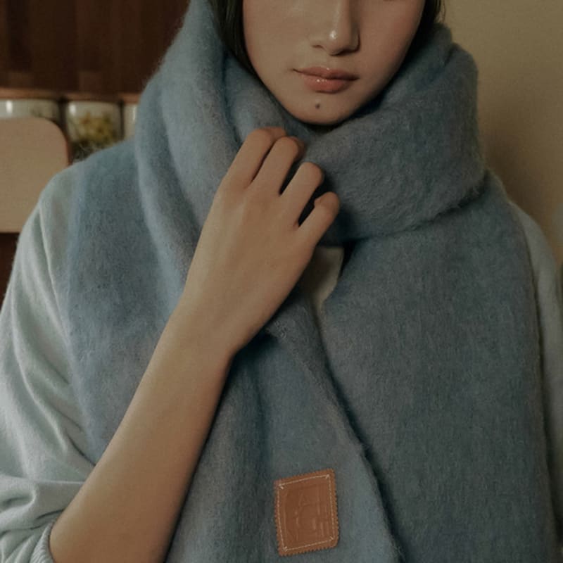 WISELY FROST MOHAIR wool MUFFLER_SKYBLUE Skyblue_One
WISELY FROST MOHAIR wool MUFFLER_SKYBLUE Skyblue_One