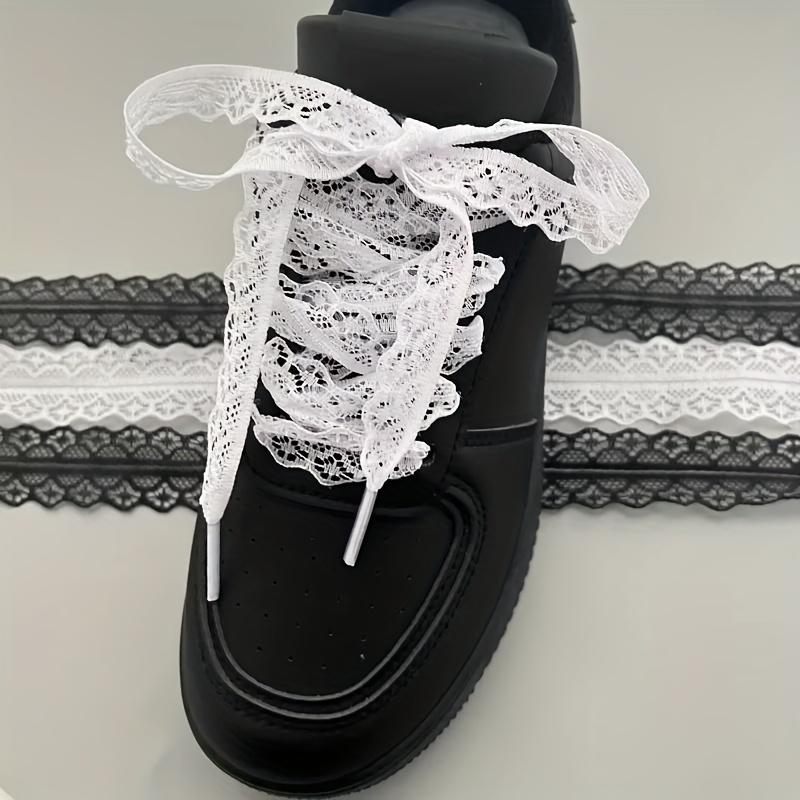 1 Pair Shoelaces Lace-trimmed LACES, fashionable, sexy and easy to tie
1 Pair Shoelaces Lace-trimmed LACES, fashionable, sexy and easy to tie