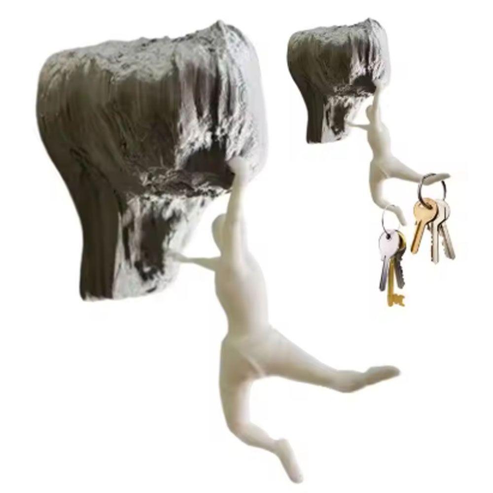 3D Printed Rock Climber Key Holder Wall Mount Versatile Key Hooks Modern Climber Sculpture Decor
3D Printed Rock Climber Key Holder Wall Mount Versatile Key Hooks Modern Climber Sculpture Decor