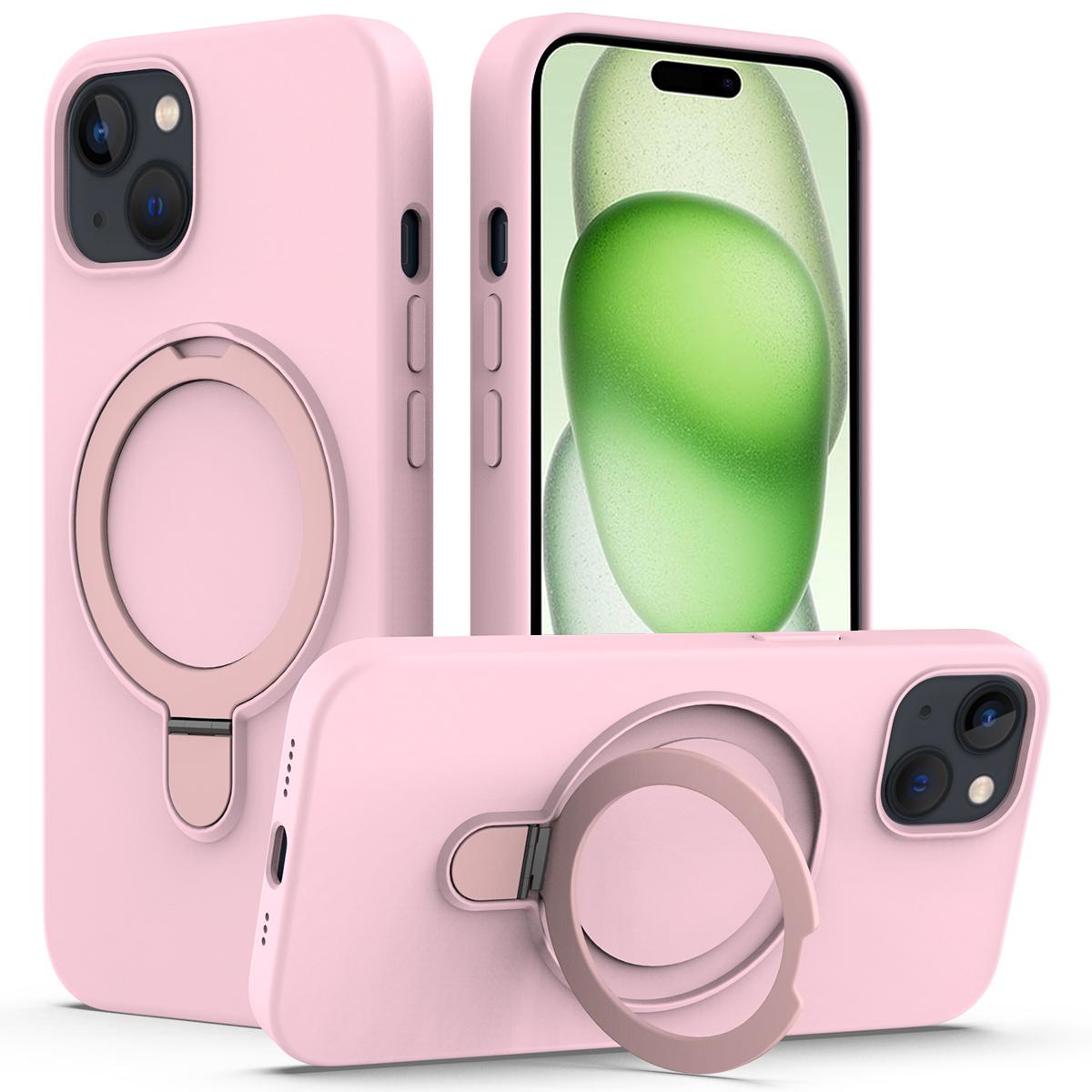 For iPhone 15 Magnetic Phone Case Ring Holder Kickstand Back Cover Grey Pink
For iPhone 15 Magnetic Phone Case Ring Holder Kickstand Back Cover Grey Pink