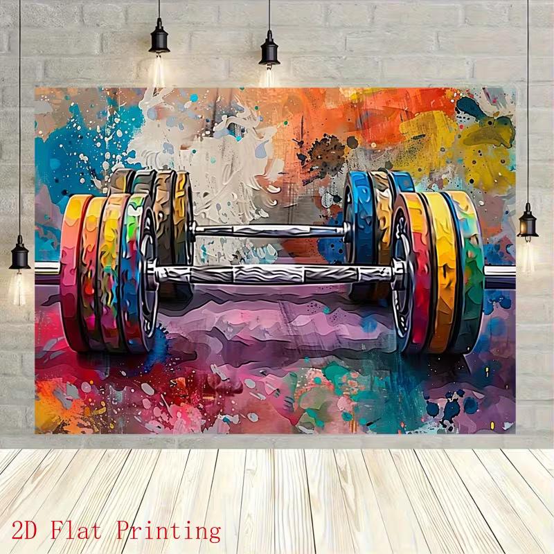 2D Watercolor Barbell Art Backdrop for Workout & Sports Photo Booth Banner 47.2x31.5inch/120*80cm
2D Watercolor Barbell Art Backdrop for Workout & Sports Photo Booth Banner 47.2x31.5inch/120*80cm