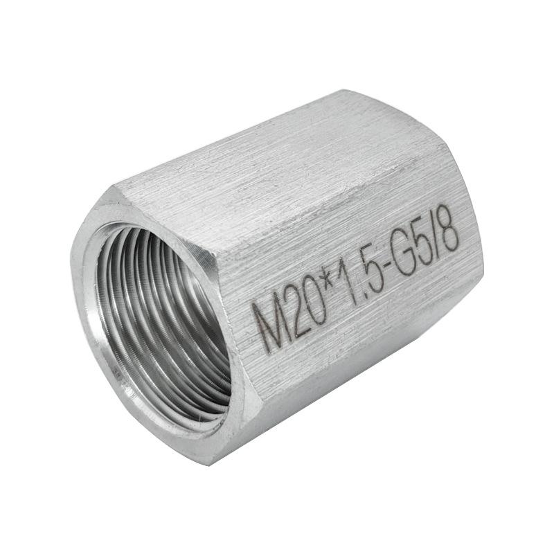 Stainless Steel 304 Reducing Adapter: M20X1.5 to G5/8 BSP Female Threads (0575)
Stainless Steel 304 Reducing Adapter: M20X1.5 to G5/8 BSP Female Threads (0575)